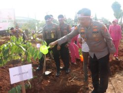 Lakukan Penghijauan, Polres Bogor Tanaman 8000 Pohon di Seluruh Wilayah Kabupaten Bogor