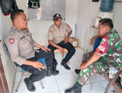 Sinergitas (TNI-POLRI) Wilayah Hukum Polsek Parungpanjang Polres Bogor Polda Jawa Barat Melaksanakan Giat Silaturahmi Kamtibmas