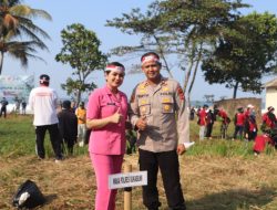 Reboisasi Dan Kurangi Polusi Udara, Polres Sukabumi Tanam Ribuan Pohon