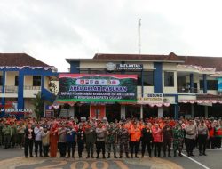 POLRESTA CILACAP APELKAN SATGAS PENANGANAN KEBAKARAN HUTAN DAN LAHAN TAHUN 2023