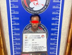 Satresnarkoba Polres Aceh Timur Amankan Warga Miliki Empat Paket Sabu