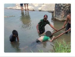 Pihak Kepolisian Gelar Olah TKP, di Temukannya Jasad Seorang Pria di Aliran Sungai Cilegog Citeureup Kabupaten Bogor