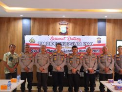 Polres Rohil Terima Tim Supervisi Ops BWLK 2023 Polda Riau