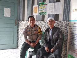 Bhabinkamtibmas Wilayah Polsek Caringin Polres Bogor Sambangi Warga Sampaikan Pesan Kamtibmas