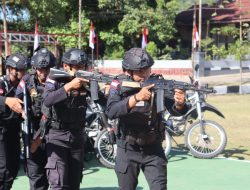 Brimob Kalbar Siap Hadapi Pemilu 2024 Dengan Latihan Anti Anarki