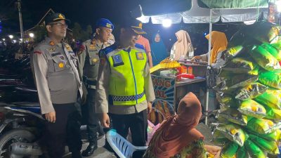 Kapolres Siak Pimpin Langsung Pelaksanaan Blue Light Patrol