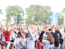 Ribuan Kader Dan Simpatisan Partai Gerindra Hadiri Gerak Jalan Bersama