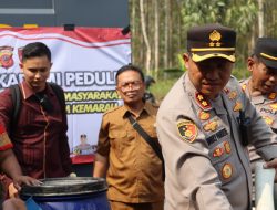 Kapolres Sukabumi Salurkan Air Bersih kepada Warga Terdampak Kemarau
