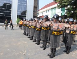 Polres Bogor Melaksanakan Latihan Dalmas Kerangka dan Team Negosiator Polwan Polres Bogor Dalam Rangka Persiapan Pengamanan Pelaksanaan Pemilu 2024
