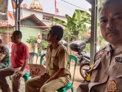 Bhabinkamtibmas Wilayah Hukum Polsek Cibinong Polres Bogor Sambangi Warga Sampaikan Pesan Kamtibmas dan Pencegahan TPPO