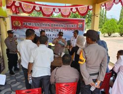 Polsek Pujud Gelar Pemusnahan Barang Bukti Narkotika Jenis Sabu