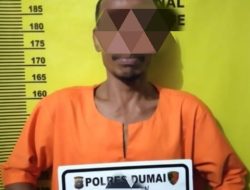 Pelaku Penganiaya Anak Kandung Ditangkap Polres Dumai