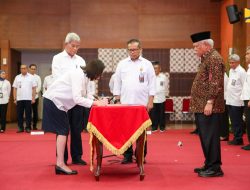 Menteri Basuki Lantik Empat Pejabat Tinggi Madya Kementerian PUPR