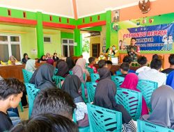 Babinsa Koramil Temayang Bojonegoro Dukung Layanan Posyandu Remaja Desa Pancur