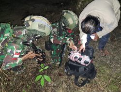 Upaya Penyelundupan Sabu Seberat 10 Kilogram Berhasil Digagalkan Satgas Yonarmed 16/TK