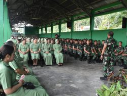 Beri Arahan Prajurit Brigif 26/GP dan Yonif 763/SBA, Pangdam Kasuari Ingatkan Mantapkan Terus Binsat