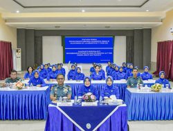 Jelang HUT Jalasenastri Ke 77, Danlantamal IX dan Ketua Korcab IX DJA III Terima Pembekalan Pangkoarmada RI