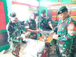 Menjelang Purna Tugas, Satgas Yonarmed 1 Terima Kunjungan Tim Verifikasi Kolakops 151/BNY