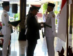 Pasukan Pengibar Bendera Kabupaten Wonogiri Resmi Dikukuhkan, Ini Harapan Dandim