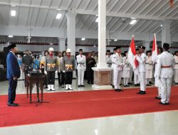 Dandim Hadiri Pengukuhan Paskibraka HUT Kemerdekaan Republik Indonesiake 78 Tahun 2023 di Kab. Pasuruan