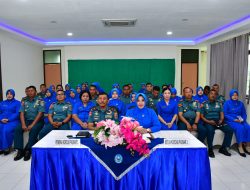 Komandan Pasmar 3 Didampingi Ketua Korcab Pasmar 3 Ikuti Tatap Muka Bersama Pembina Utama Jalasenastri