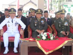 Kasdim 0808/Blitar, Ikuti Upacara Peringatan HUT Ke – 78 Kemerdekaan RI Tahun 2023 Di Aloon Aloon Kota Blitar