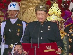 Ketua MPR RI Bamsoet Bacakan Teks Proklamasi di Upacara Peringatan Detik-Detik Proklamasi