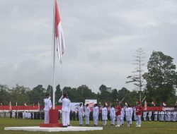 Panglima Koarmada III Pimpin Upacara Penurunan Bendera Merah Putih di Provinsi Baru, Papua Barat Daya