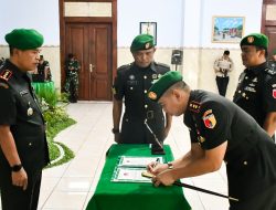 Komandan Komando Distrik Militer 0813 Bojonegoro Resmi Berganti