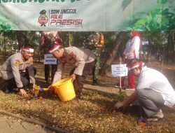 Peringati Hari Kemerdekaan RI Ke 78 Tahun, Polsek Pademangan Lakukan Penanaman 15 Ribu Pohon Serentak Guna Perbaiki Kualitas Udara