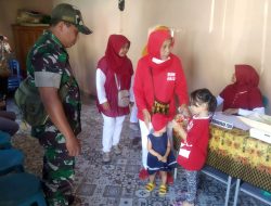 Wujudkan Balita Sehat, Babinsa Kelurahan Purwosari Monitoring Kegiatan Posyandu Balita