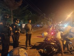 Ciptakan Situasi Kamtibmas Kalbar Aman Brimob Kalbar Patroli Malam