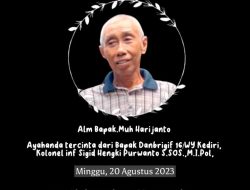Kabar Duka, Ayahanda Tercinta Kolonel Inf Sigid Hengki Purwanto Meninggal Dunia
