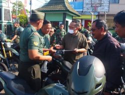 Prajurit Kodim Wonogiri Beserta Kendaraannya Di Periksa, Ini Tujuannya