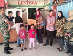 Jum’at Berkah, Ketua Persit Kartika Candra Kirana Cab L Kodim 0735/Surakarta Berikan Bantuan Ke Yayasan Lentera
