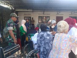 Peduli Kesehatan Para Lansia Babinsa Purwosari Dampingi Pelaksanaan Posyandu Lansia