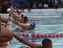 Jelang HUT Ke 59,Batalyon RK 762/VYS Laksanakan Lomba Renang Tingkat Umum