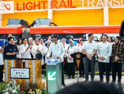 Dampingi Presiden Jokowi Resmikan LRT Jabodetabek, Ketua MPR RI Bamsoet, Dorong Percepatan Transportasi Umum yang Murah dan Aman