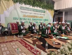 Hadrah Al-qodimi Kodim 0819/PasuruanTurut Hadir Pada Peringatan 1000 Hari Almarhumah Hj Shofiyah Abbas Binti KH. Abdul Halim Ponpes Al-aqoidiyah
