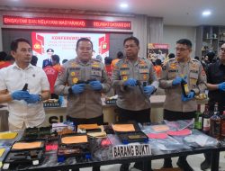 Polda Sulsel Ungkap 490 Kasus Kejahatan Dalam Ops Pekat Lipu, Termasuk Peredaran Senpi Ilegal