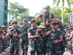 Kunjungan Kerja Pangdam XVIII/Kasuari Beserta Rombongan di Batalyon RK 762/VYS