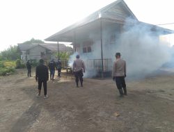 Kegiatan Penyemprotan Fogging Pencegahan Terjadinya Penyebaran Demam Berdarah (DBD) Oleh Puskesmas Tanjung Satai