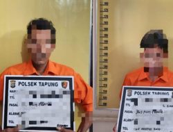 Dua Pelaku Bongkar Konter Ponsel di Pasar Desa Gading Sari Ditangkap Polisi