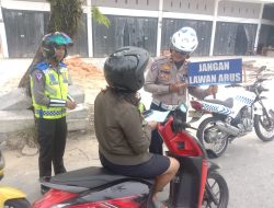 Memasuki Hari Ke Sembilan OPS Zebra Pelanggaran Lalu Lintas di Kecamatan Tualang Menurun