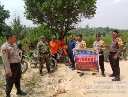 Antisipasi Karhutla, Polsek Minas Gelar Patroli Gabungan Dengan TNI dan BPBD