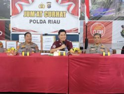 Wadir Narkoba Polda Riau Gelar Jumat Curhat di Kelurahan Simpang Baru Panam