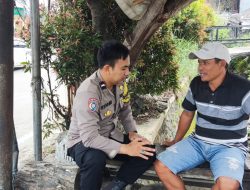 Bhabinkamtibmas Wilayah Hukum Polsek Caringin Polres Bogor Sambangi Warga Sampaikan Pesan Kamtibmas