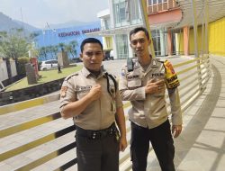 Bhabinkamtibmas Wilayah Hukjm Polsek Babakan Madang Polres Bogor Sambangi Warga Sampaikan Pesan Kamtibmas