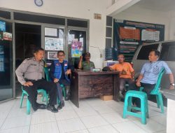 Bhabinkamtibmas Wilayah Hukum Polsek Citeureup Desa Sukahati Melakukan Koordinasi Untuk Kegiatan Kampung Tangguh dan Berikan Pesan Kamtibmas