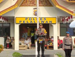 Kapolres Pelalawan Pimpin Apel Gelar Pasukan Operasi Zebra Lancang Kuning 2023